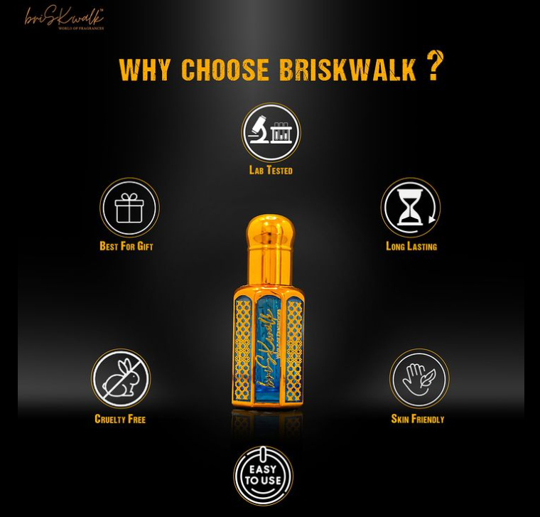 choose briskwalk's attar fragrance perfume